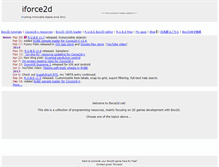 Tablet Screenshot of iforce2d.net